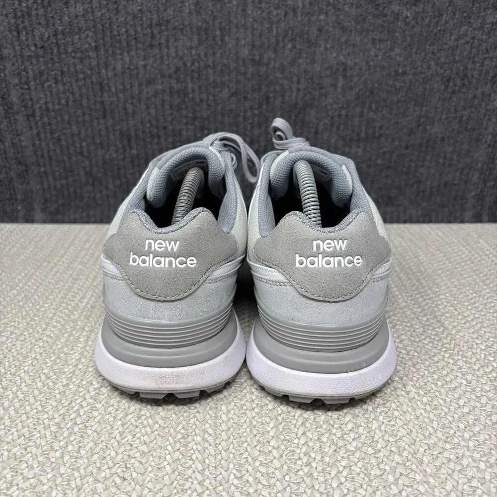 New Balance 574 Greens V2 Spikeless Golf Shoes Grey White Mens 9.5 2E WIDE
